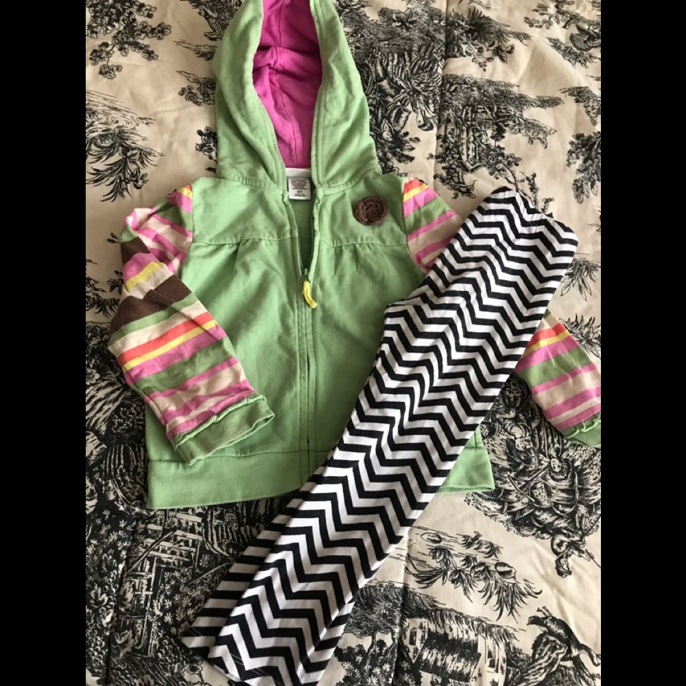 3T sweatshirt and leggings lot